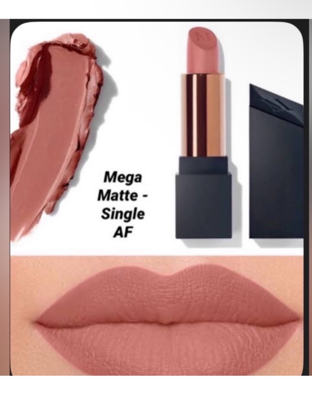 Morphe SINGLE AF Nude Matte Pink Lipstick